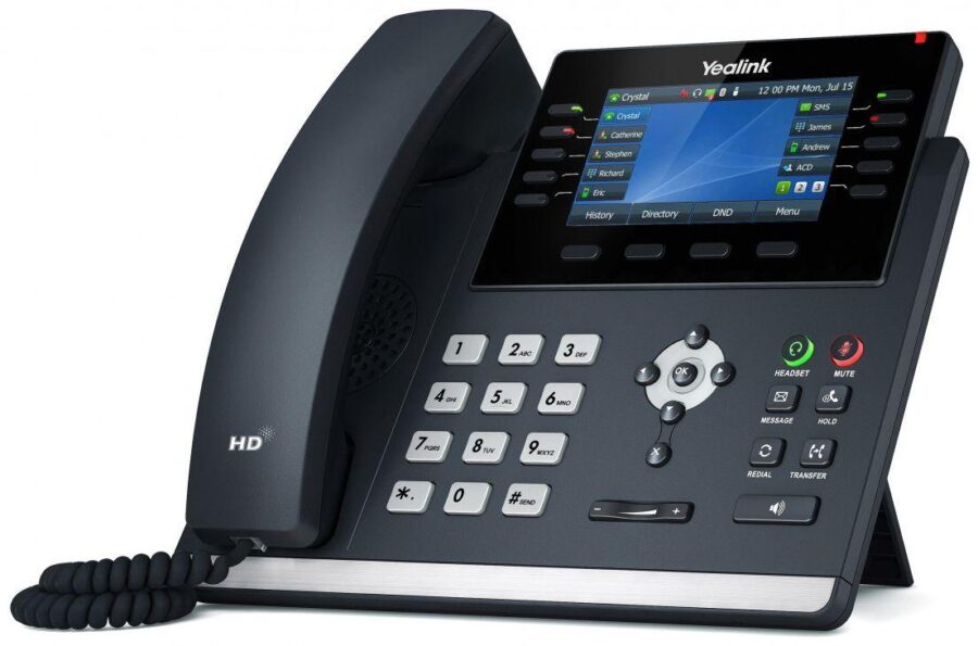 Телефон IP Yealink SIP-T46U черный — изображение 2