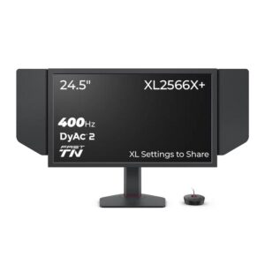 Купить Мониторы/ Benq XL2566X+ 24.1'', 1920x1080, TN,  400Hz, 1000:1, 320cd, 1ms, 2*HDMI, DP; Height adj 155, Pivot, Flicker-free;Low Blue Light, Calibration Report, Shading Hood, 3Y, Grey - 4D-15224189 из реестра по лучшей цене