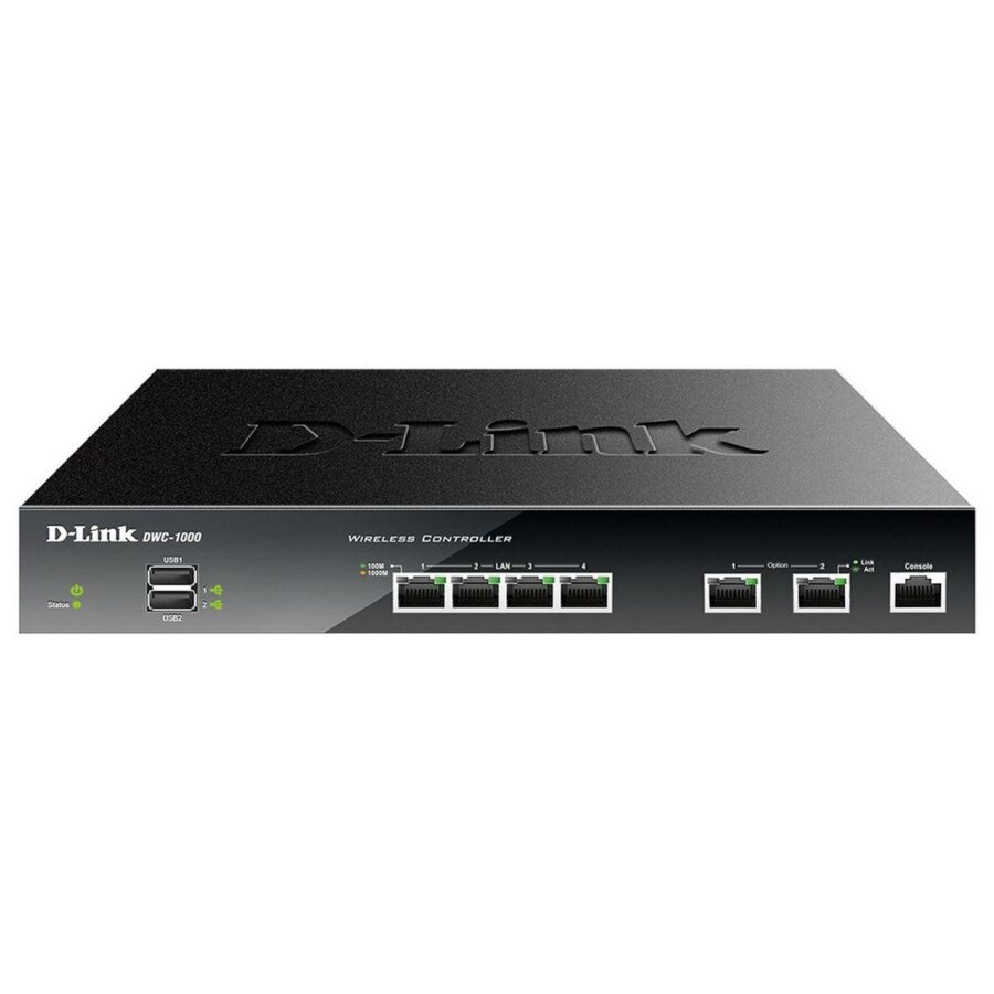 Контроллер D-Link DWC-1000/C1A Беспроводной с 6 портами 10/100/1000Base-T и 2 USB-портами на 12/66 ТД — изображение 2