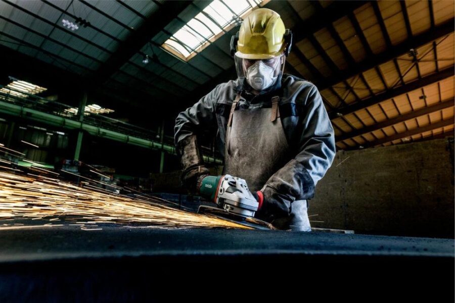 Углошлифовальная машина Metabo WE 24-230 MVT 2400Вт 6600об/мин рез.шпин.:M14 d=230мм (606470000) — изображение 4