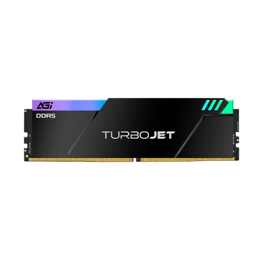 Модуль памяти AGI 32GB DDR5 6800MHz OC UDIMM RGB CL34, kit 16gb*2, HEATSINK- Turbojet+RGB lightbar — изображение 3