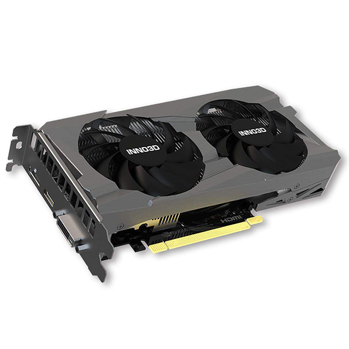 Видеокарта INNO3D RTX3050 TWIN X2 6GB GDDR6 92bit DVI DP HDMI 2FAN RTL — изображение 2