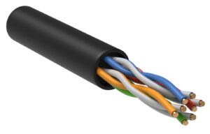 Купить Кабель информационный ITK Generica BC3-C5E04-139-305-G кат.5E UTP 4 пары 24AWG LDPE внешний 305м черный - 4D-11170163 из реестра по лучшей цене