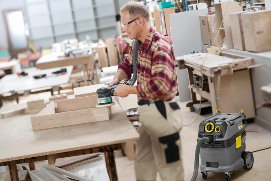 Строительный пылесос Karcher NT 30/1 Tact Te L 1380Вт (уборка: сухая/влажная) серый — изображение 3