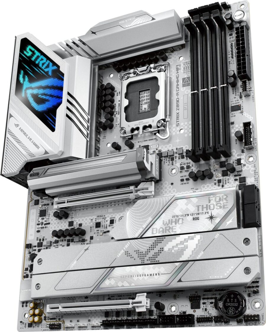 Материнская плата Asus ROG STRIX Z890-A GAMING WIFI Soc-1851 Intel Z890 4xDDR5 ATX AC`97 8ch(7.1) 2.5Gg RAID+HDMI+DP — изображение 2