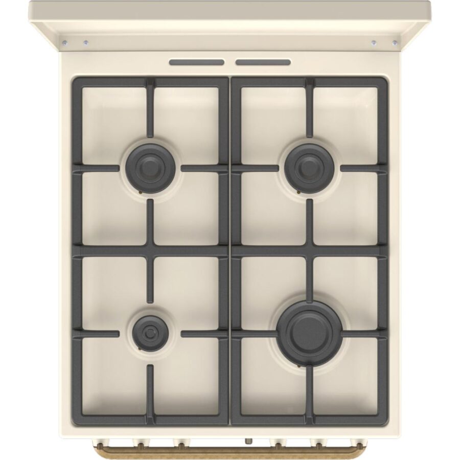 Плита GORENJE/ Тип плиты: комбинированная, Тип варочной поверхности: газовая, Цвет: бежевый, Гриль: Есть, Ширина, см: 50 — изображение 4