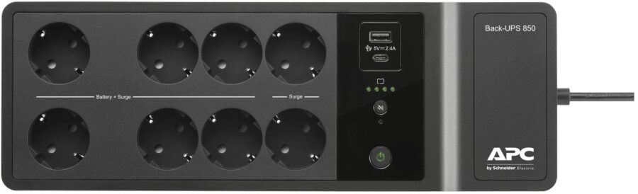Источник бесперебойного питания APC Back-UPS BE850G2-GR 520Вт 850ВА черный — изображение 4