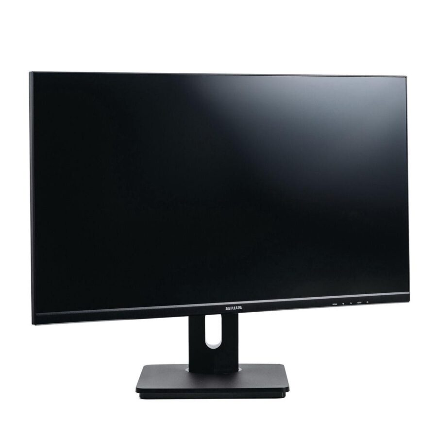 Монитор Aiwa 27" MU270A-K Black (IPS, 3840x2160, 2xHDMI+DP, 5 ms, 178°/178°, 300 cd/m, 1000:1, 60Hz, MM, Pivot, внешн. БП)