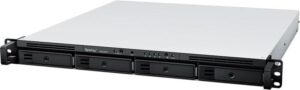 Купить Системы хранения данных Synology 1U/4bay QC 2,2GhzCPU/2Gb(32)/RAID0,1,10,5,6/upto 8HDD (1xRX418)/2xUSB3.2/1eSATA/4GigEth/1xExpslot/iSCSI/2xIPcam/2xRPS/1YW/no rail - 4D-13459744 из реестра по лучшей цене