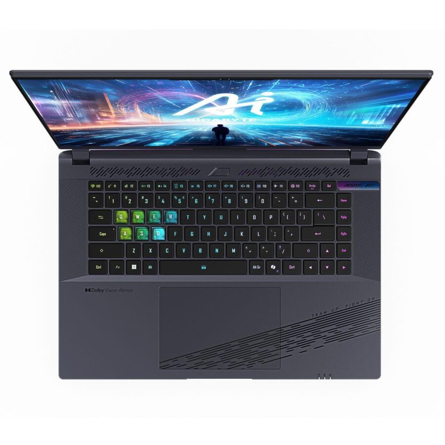 Ноутбук AORUS 16X ASG Intel Core i7-14650HX 16Gb/SSD1Tb/RTX 4070 8Gb/16"/IPS/QHD+/165Hz/NoOS/Grey (ASG-53KZC54SD) — изображение 4