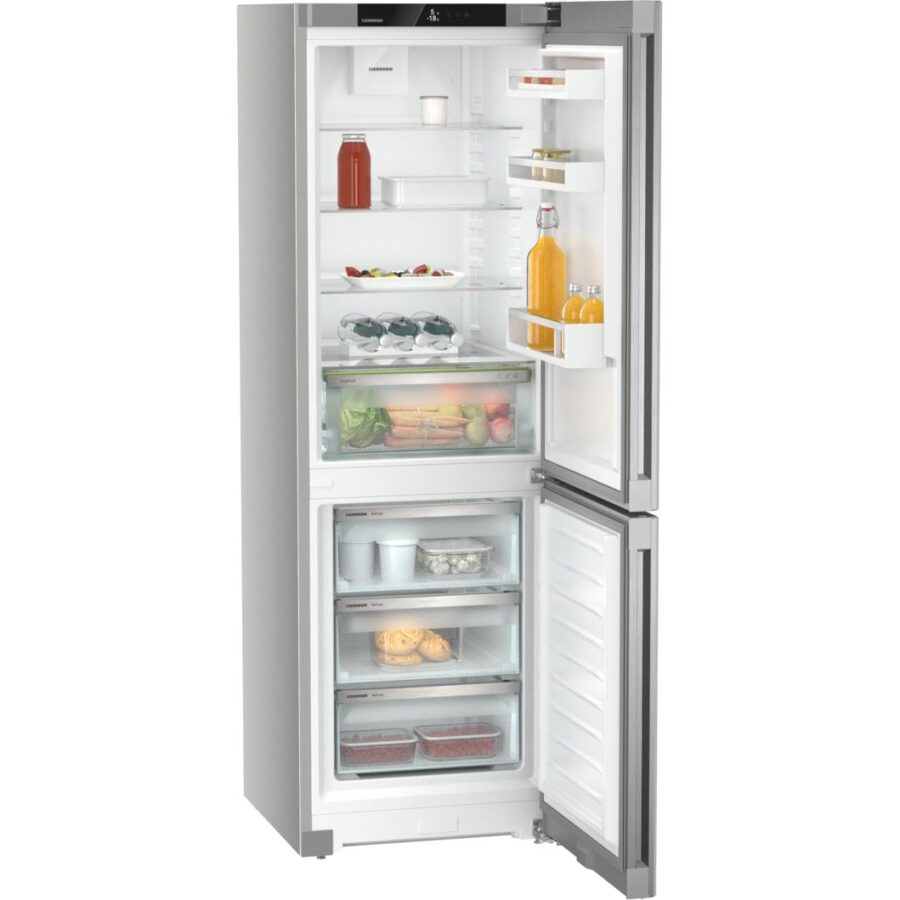 Холодильники LIEBHERR/ Pure, EasyFresh, МК NoFrost, 3 контейнера МК, в. 185,5 см, ш. 60 см, улучшенный класс ЭЭ, внутренние ручки, покрытие SteelFinish — изображение 3