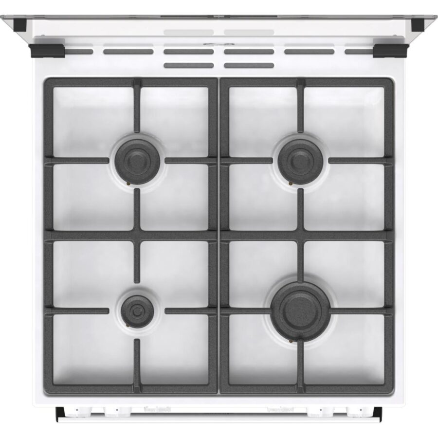 Плита GORENJE/ Тип плиты: комбинированная, Тип варочной поверхности: газовая, Цвет: белый, Гриль: Есть, Ширина, см: 60 — изображение 4