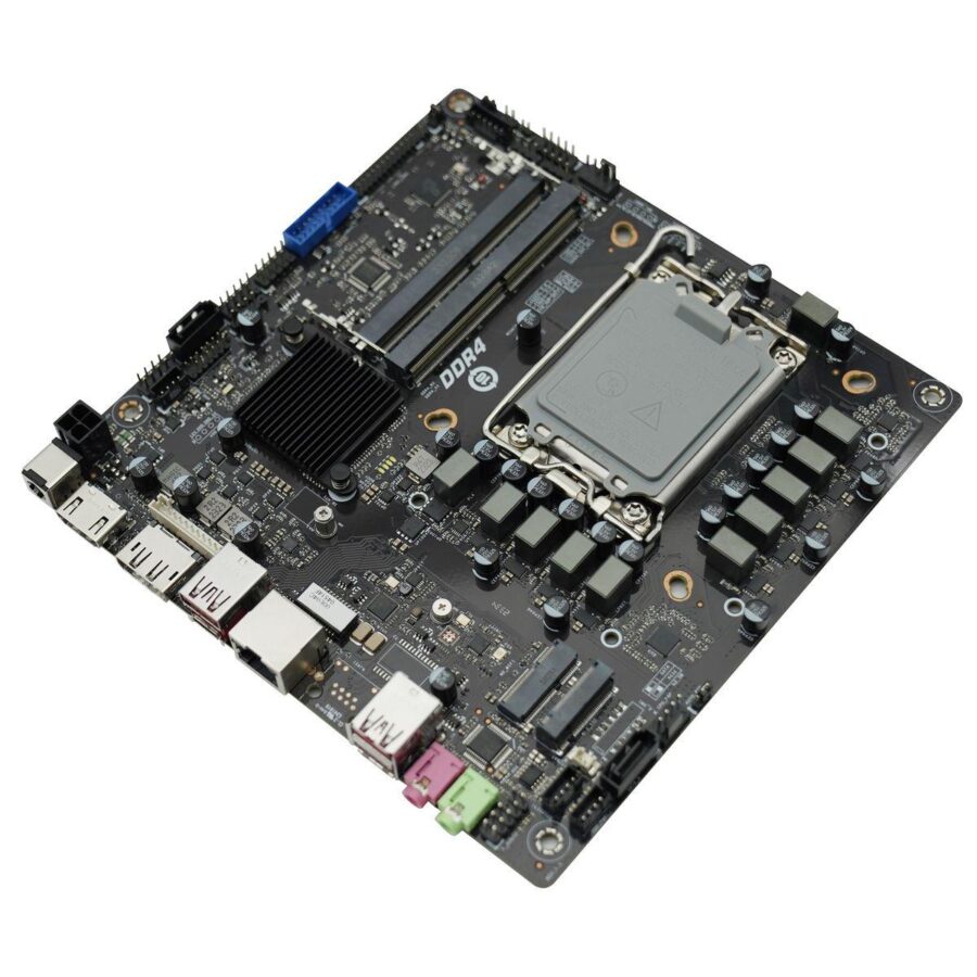 Материнская плата Afox AFMIQ670D4-MI4-V2 LGA1700 mini-ITX 2xDDR4L miniPCIE M.2 DP HDMI — изображение 3