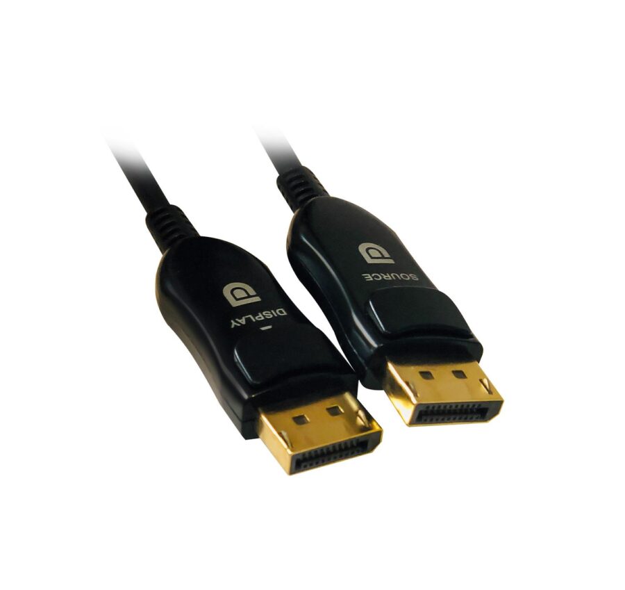 Кабель аудио-видео Digma 1.4v AOC DisplayPort (m)/DisplayPort (m) 20м. позолоч.конт. черный (BHP DP 1.4-20) — изображение 2