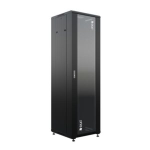 Купить Телекоммуникационный шкаф (4400) Бастион SKAT TB-22R660GF-B Телекоммуникационный шкаф 22U/600x600мм/Пд-стекло/Зд-металл/RAL9005/47,5кг/1.5 л.г - 4D-15475954 из реестра по лучшей цене