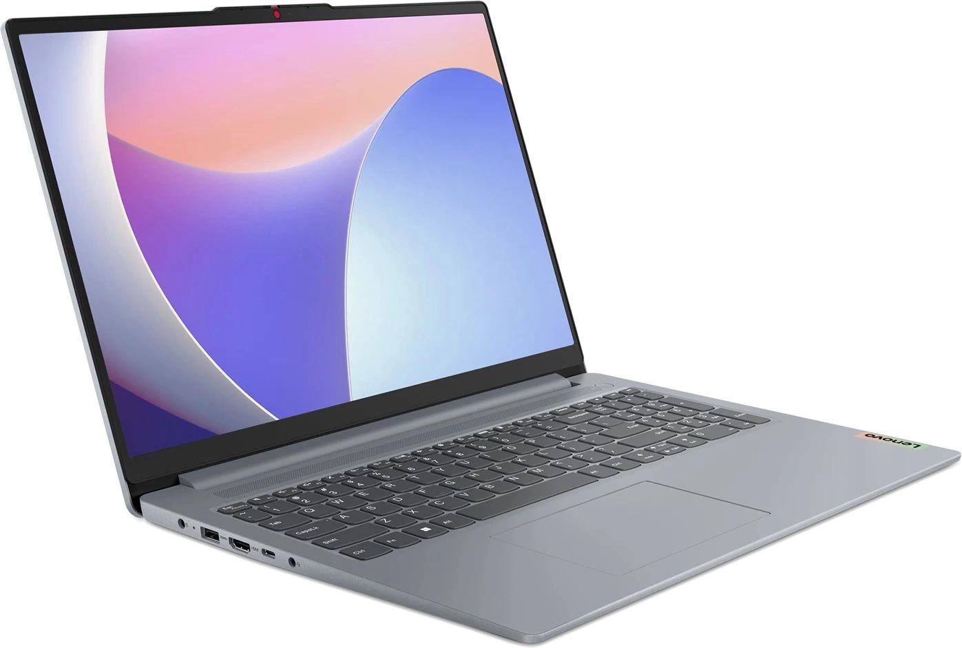 Ноутбук Lenovo IdeaPad Slim 3 15IRU8 Core i3 1305U 8Gb SSD256Gb Intel UHD Graphics 15.6" TN FHD (1920x1080) без ОС grey WiFi BT Cam (82X7004BPS) — изображение 2