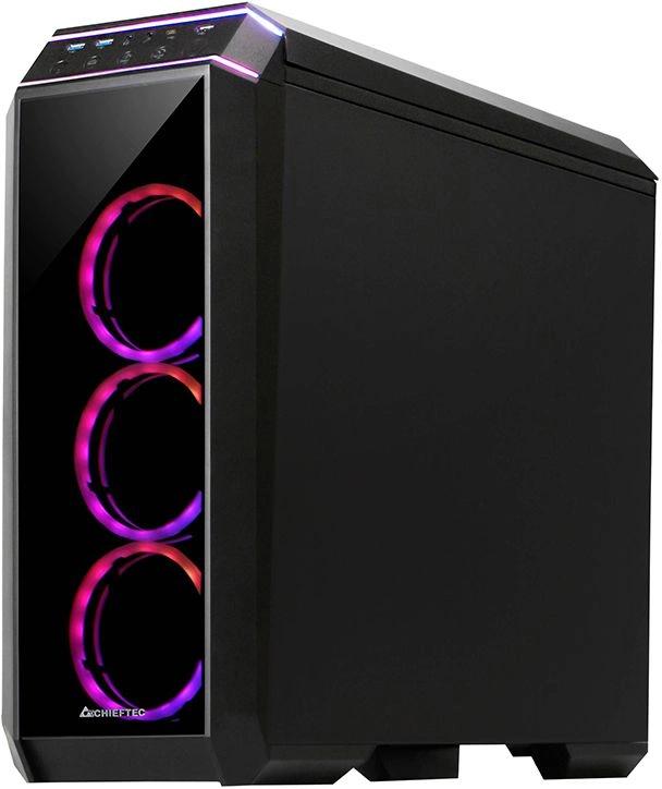 Корпус Chieftec Stallion II черный без БП ATX 2x120mm 2x140mm 1x180mm 1xUSB2.0 audio bott PSU — изображение 2