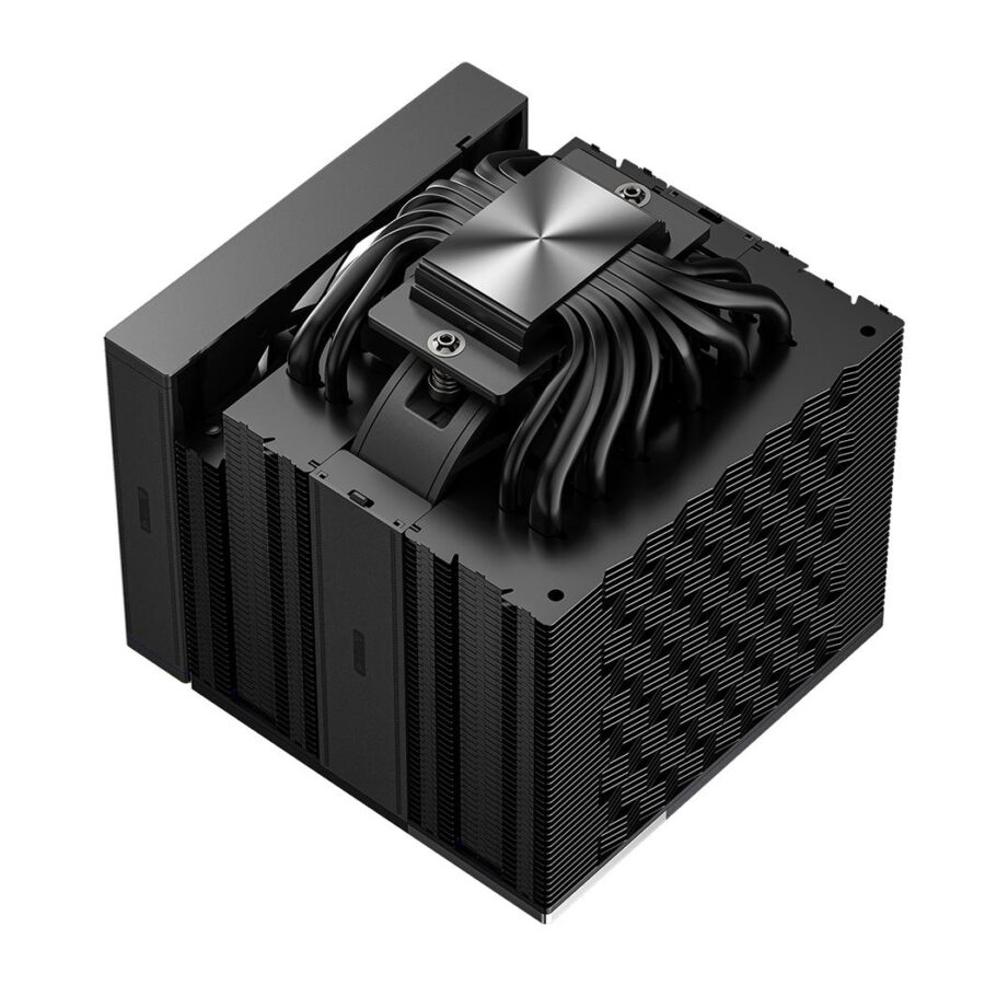 Кулер для процессора/ CPU Cooler PCCooler RZ820 BK (289W, 4-pin PWM, 165mm, Al/Cu, 4x8mm+4x6mm, 1x140mm+1x150mm, 71.9CFM/86.7CFM, 27.1dBA/32dBA, 1500RPM/2200RPM, S: 1851/1700/1200/20XX/115X, AM5/AM4, black) — изображение 4