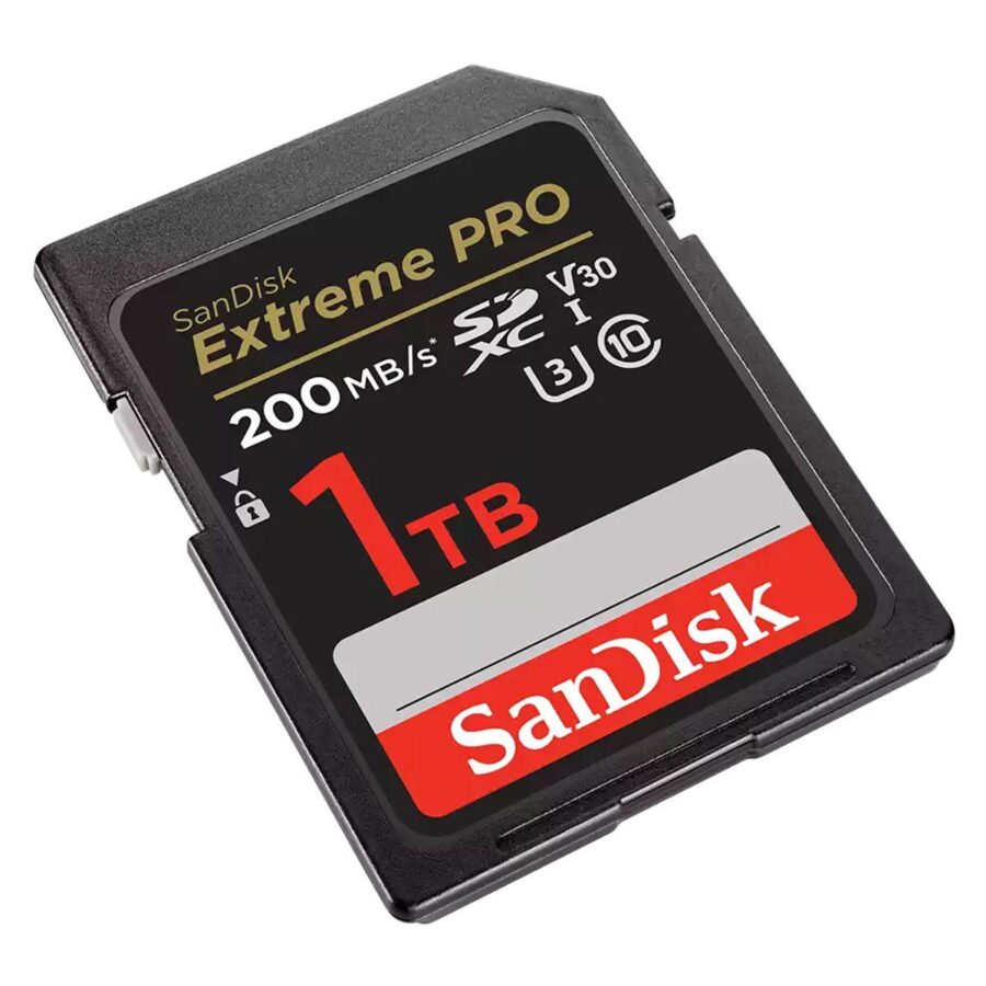 Карта памяти SanDisk Extreme Pro SD UHS I 1TB Card for 4K Video for DSLR and Mirrorless Cameras 200MB/s Read & 140MB/s Write — изображение 2