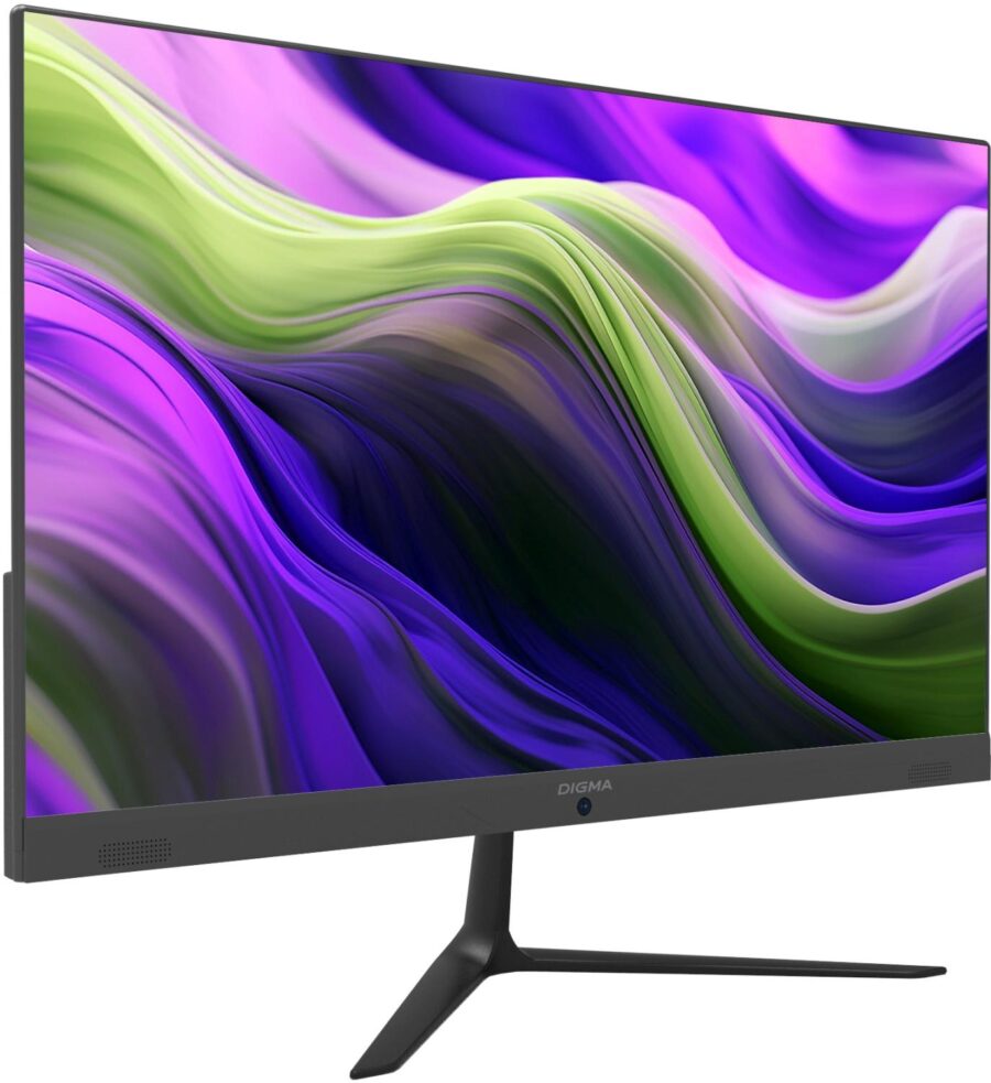 Моноблок Digma Optimum 23.8" Full HD Cel N5100 (1.1) 8Gb SSD256Gb UHDG CR Windows 11 Pro Eth WiFi BT 36W клавиатура мышь Cam черный 1920x1080 — изображение 2
