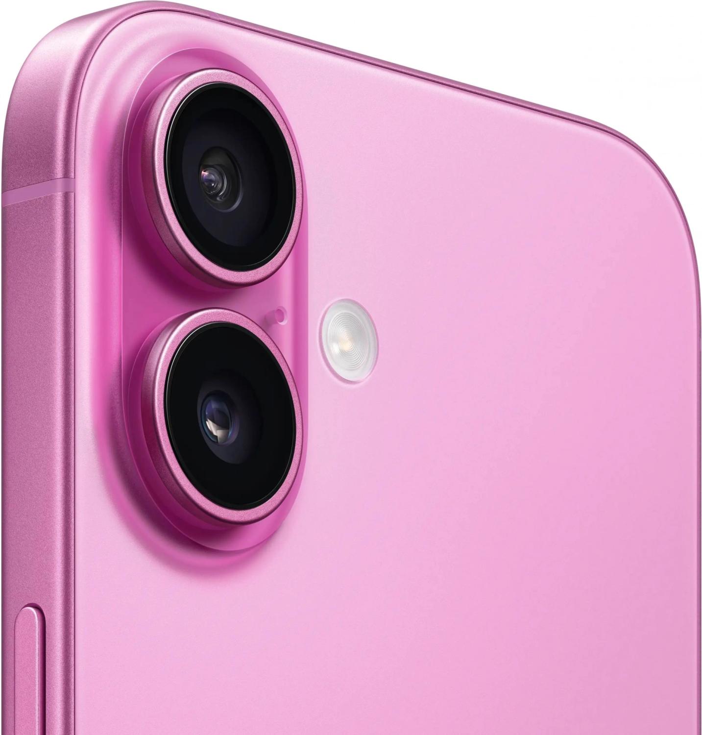 Смартфон Apple A3288 iPhone 16 256Gb розовый моноблок 3G 4G 2Sim 6.1" 1179x2556 iOS 18 48Mpix 802.11 a/b/g/n/ac/ax/be NFC GPS Protect — изображение 4