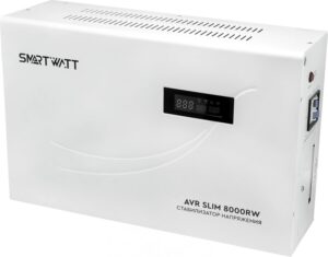 Купить Стабилизатор напряжения Smartwatt AVR Slim 8000RW 8000ВА белый - 4D-15194464 из реестра по лучшей цене