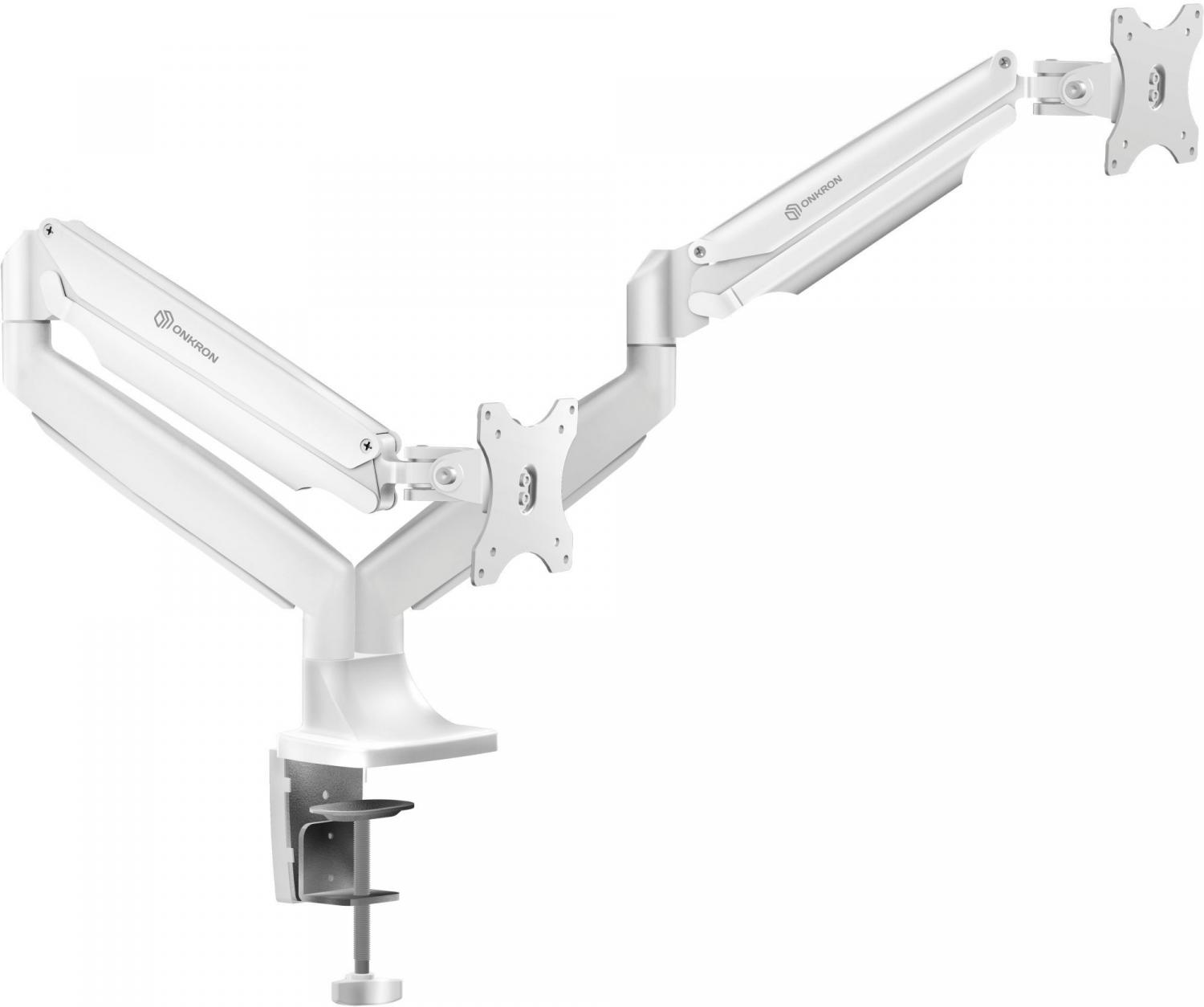 Кронштейн для мониторов Onkron G200 белый 13"-32" макс.18кг настольный поворот и наклон верт.перемещ.