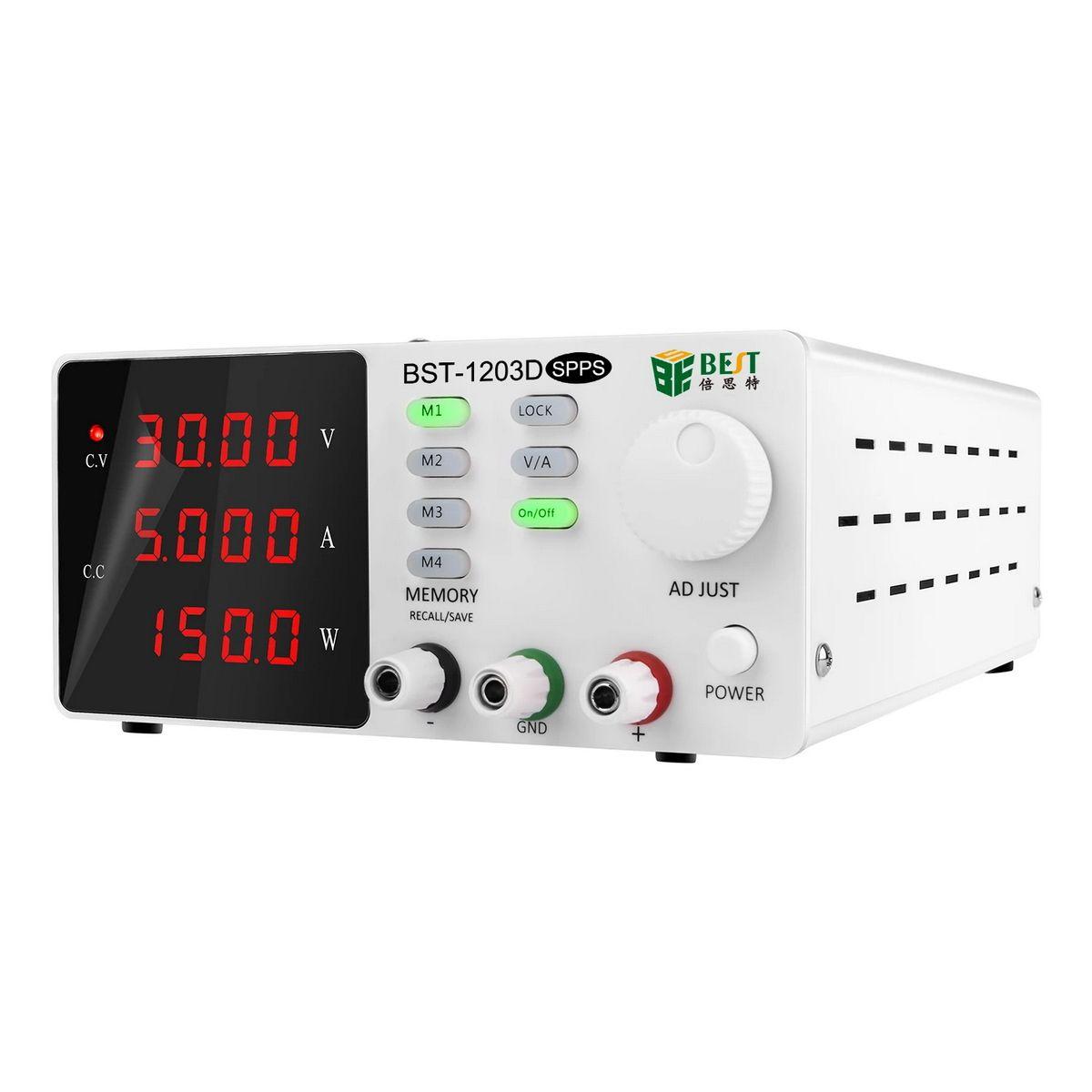 Лабораторный источник питания BST-1203D 120В, 3А, цифровой дисплей, 1 канал