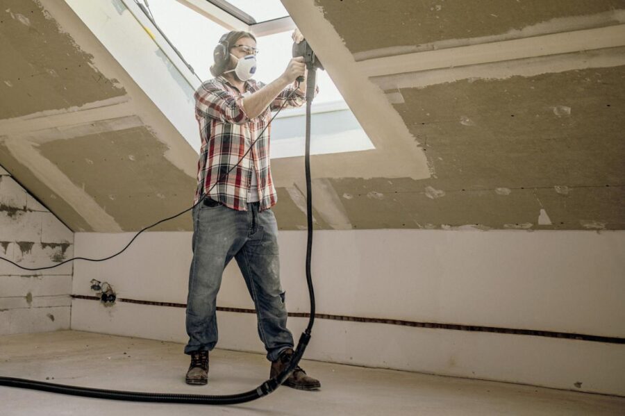 Строительный пылесос Karcher WD 3 P V-17/4/20 Workshop 1000Вт (уборка: сухая/сбор воды/выдув) желтый — изображение 2