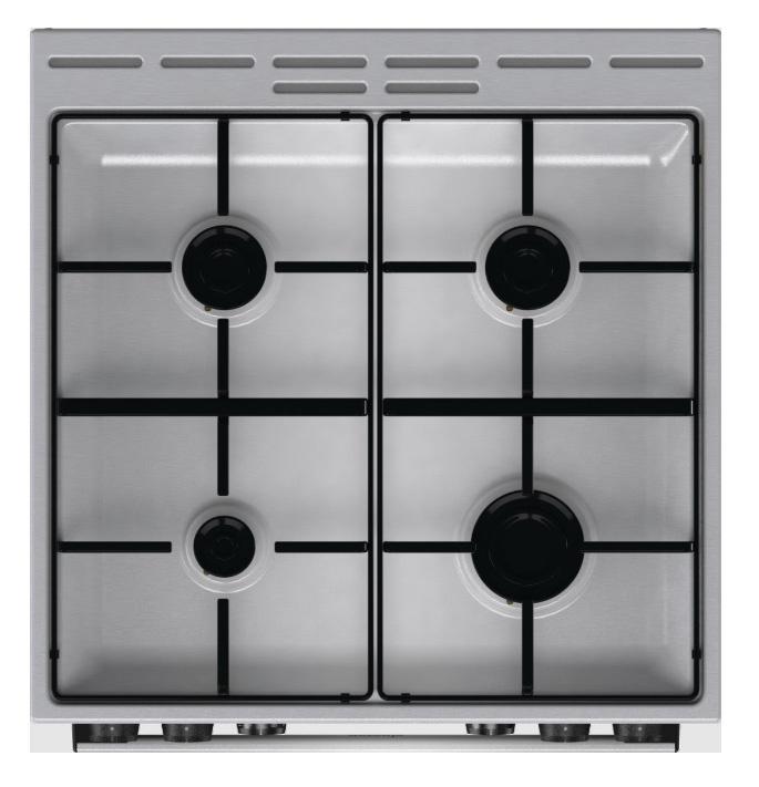 Плита Комбинированная Gorenje GKS6C70XJ нержавеющая сталь (без крышки) реш.сталь — изображение 3