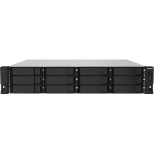 Купить Сетевое хранилище без дисков/ SMB QNAP TS-1232PXU-RP-4G 12-Bay quad-core 64-bit AL324 1.7 GHz rackmount NAS with 250W redundant PSU, 4GB DDR4 UDIMM RAM (max 1x16GB), SATA 6Gb/s, 2x 10GbE SFP+ LAN, 2x2.5 GbE LAN, 1x PCIe Gen2 x2 slot. W/o RAIL-B02 - 4D-12776760 из реестра по лучшей цене