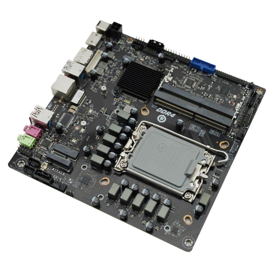 Материнская плата Afox AFMIQ670D4-MI4-V2 LGA1700 mini-ITX 2xDDR4L miniPCIE M.2 DP HDMI — изображение 4