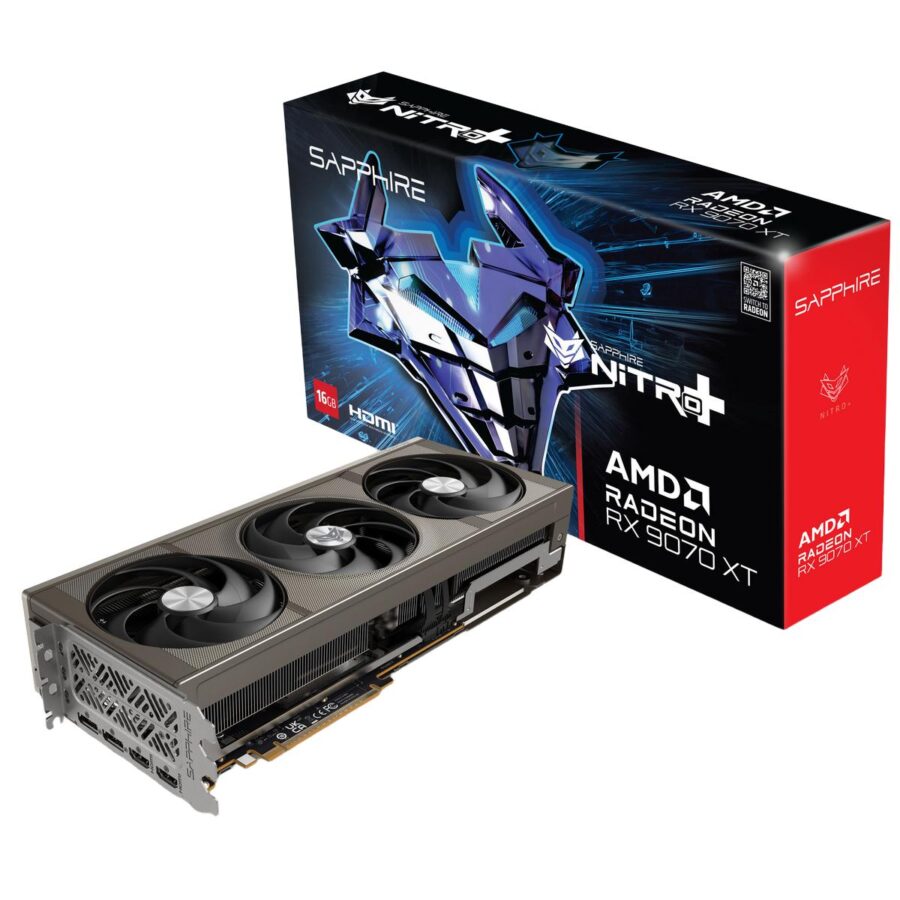 Видеокарта Sapphire RX9070XT NITRO+ OC 16GB GDDR6 256bit 2xDP 2xHDMI 3FAN RTL — изображение 2