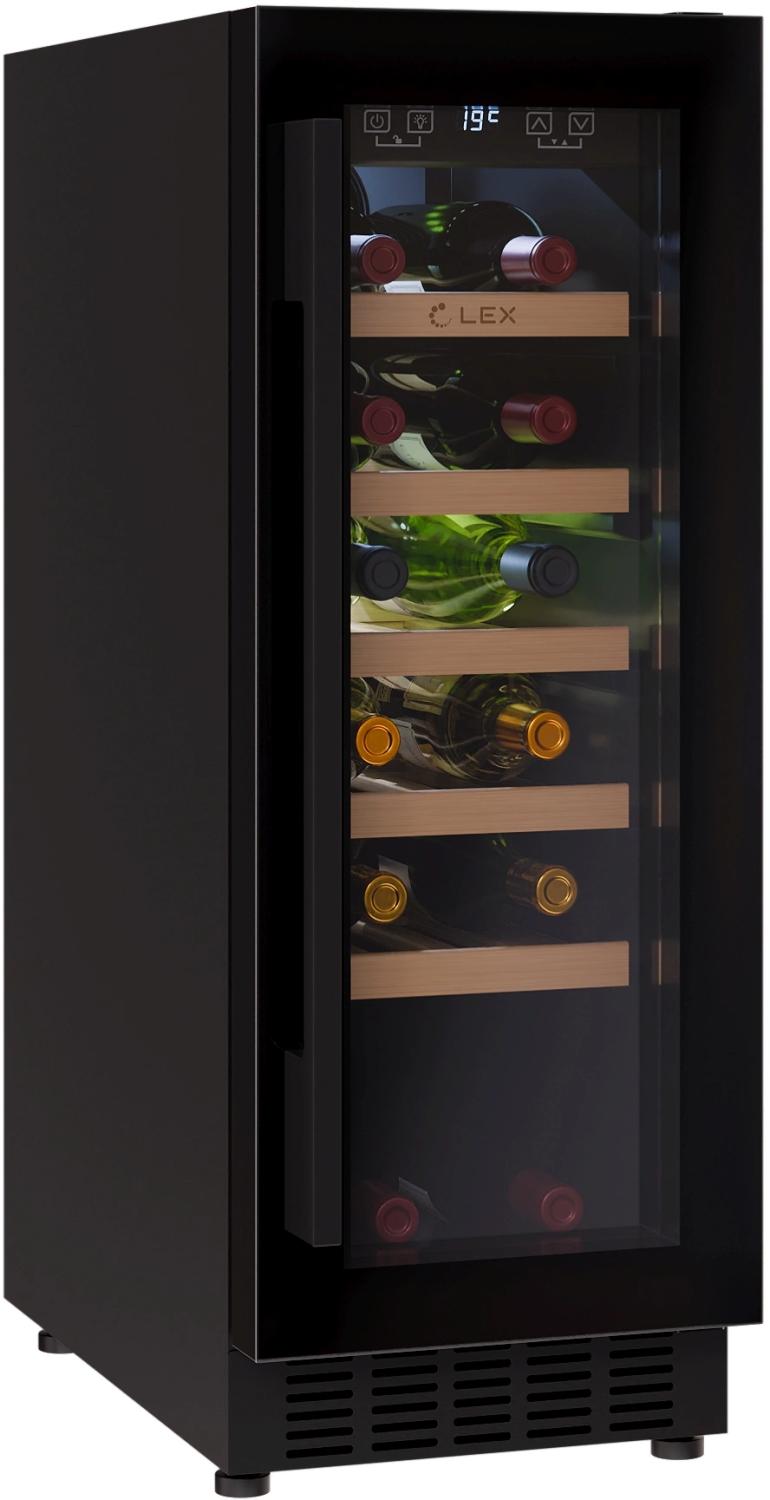 Винный шкаф Lex LWD3020BL 1-нокамерн. черный — изображение 2
