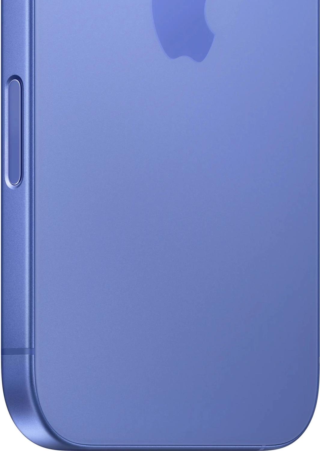 Смартфон Apple A3288 iPhone 16 128Gb ультрамарин моноблок 3G 4G 2Sim 6.1" 1179x2556 iOS 18 48Mpix 802.11 a/b/g/n/ac/ax/be NFC GPS Protect — изображение 3