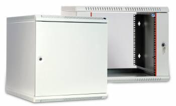 Шкаф коммутационный ЦМО ШРН-ЭКОНОМ (ШРН-Э-12.500) настенный 12U 600x520мм пер.дв.стекл 75кг серый 470мм 20.2кг 180град. 608мм — изображение 3