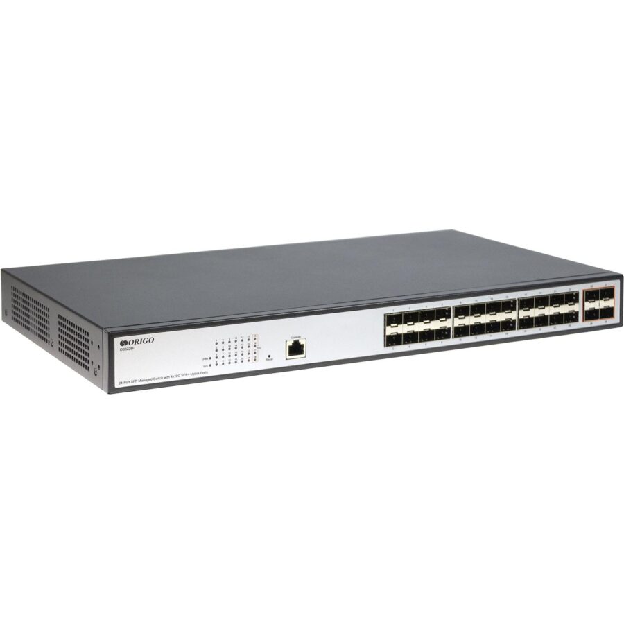 Коммутатор/ Managed L3 Switch 24x1000Base-X SFP, 4x10GBase-X SFP+, RJ45 Console, 19" w/brackets — изображение 2