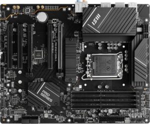 Купить Материнская плата MSI PRO B760-P DDR4 II Soc-1700 Intel B760 4xDDR4 ATX AC`97 8ch(7.1) 2.5Gg+HDMI+DP - 4D-13589290 из реестра по лучшей цене