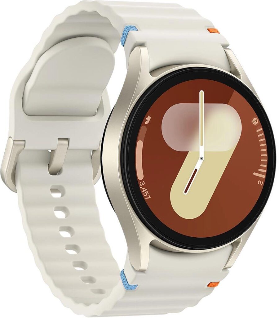Смарт-часы Samsung Galaxy Watch 7 LTE 40мм 1.31" AMOLED корп.золото белое рем.золото белое (SM-L305FZEACAU) — изображение 3