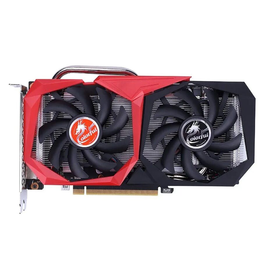 Видеокарта Colorful GTX1650 EX 4GD6-V 4GB GDDR6 128bit DVI DP HDMI 2FAN RTL — изображение 2