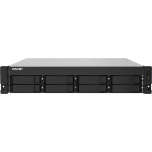 Купить Сетевое хранилище без дисков/ SMB QNAP TS-832PXU-4G 8-Bay AL324 quad-core 1.7 GHz 2U rackmount NAS, 4GB DDR4 UDIMM RAM (max 1x16GB), SATA 6Gb/s, 2x 10GbE SFP+ LAN, 2x2.5 GbE LAN, 1x PCIe Gen2 x2 slot. W/o RAIL-B02 - 4D-12776738 из реестра по лучшей цене