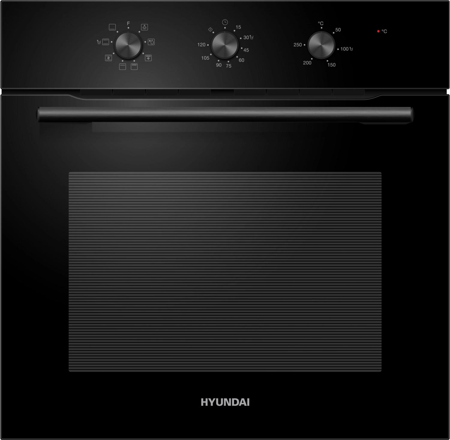Духовой шкаф Электрический Hyundai HEO 6635 BG черный