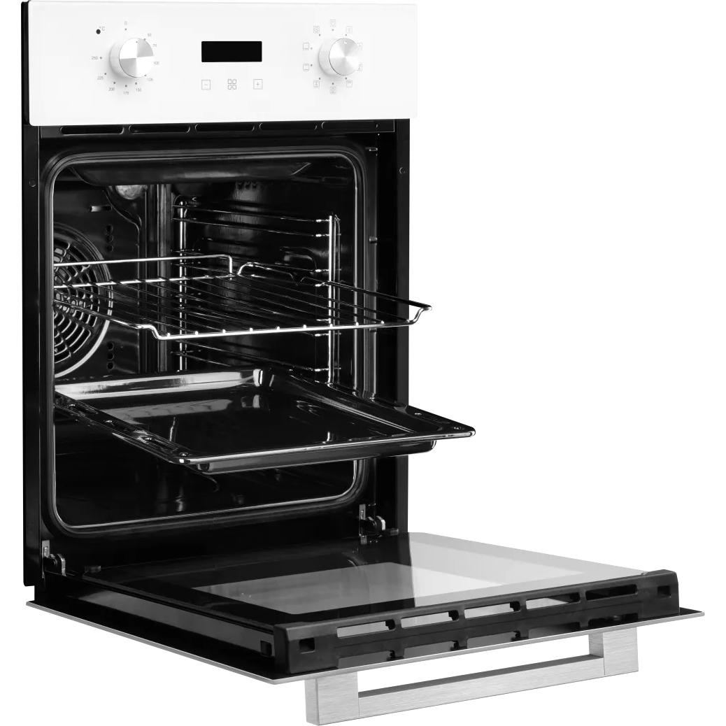 Электрический духовой шкаф Monsher/ ширина 45 см, High-Tech, 50 л, гидролизная очистка, 9 режимов, белый — изображение 3