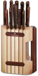 Купить Набор ножей кухон. Victorinox Wood 5.1150.11 (5.1150.11) компл.:11предм. с подставкой дерево подар.коробка - 4D-14776567 из реестра по лучшей цене