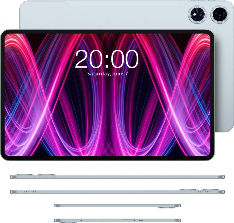 Планшет Teclast T60Plus G88 (2.0) 8C RAM6Gb ROM128Gb 11.97" IPS 2000x1200 4G 2Sim Android 14 серый 13Mpix 5Mpix BT WiFi microSD 1Tb 8000mAh — изображение 3