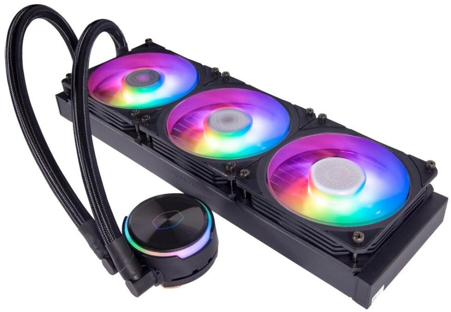 Система водяного охлаждения Cooler Master PL360 Flux ARGB Soc-AM5/AM4/1200/1700/1851 черный 4-pin 32dB Al 250W Ret (MLY-D36M-A23PZ-R1) — изображение 3