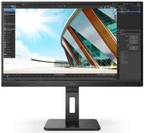Купить Монитор 27" AOC 27P2Q 1920x1080 75Hz IPS LED 16:9 4ms D-Sub DVI HDMI DP 4*USB3.2 50M:1 1000:1 178/178 300cd HAS Pivot Tilt Swivel Speakers Black - 4D-14403357 из реестра по лучшей цене