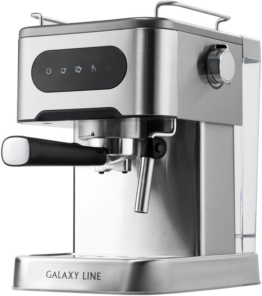Кофеварка рожковая Galaxy Line GL 0761 1500Вт серебристый — изображение 3