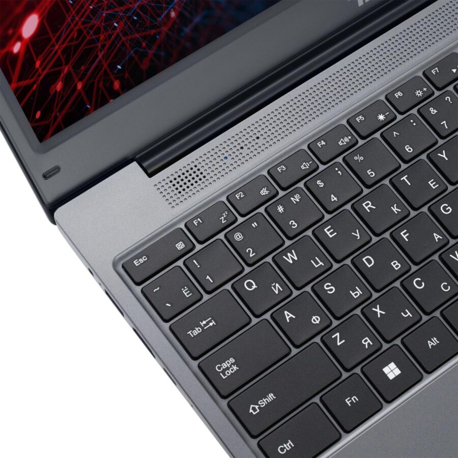 Ноутбук IRU Калибр 14TLH Core i5 1135G7 8Gb SSD512Gb Intel Iris Xe graphics 14.1" IPS FHD (1920x1080) FreeDOS grey WiFi BT Cam 4500mAh (1976597) — изображение 2