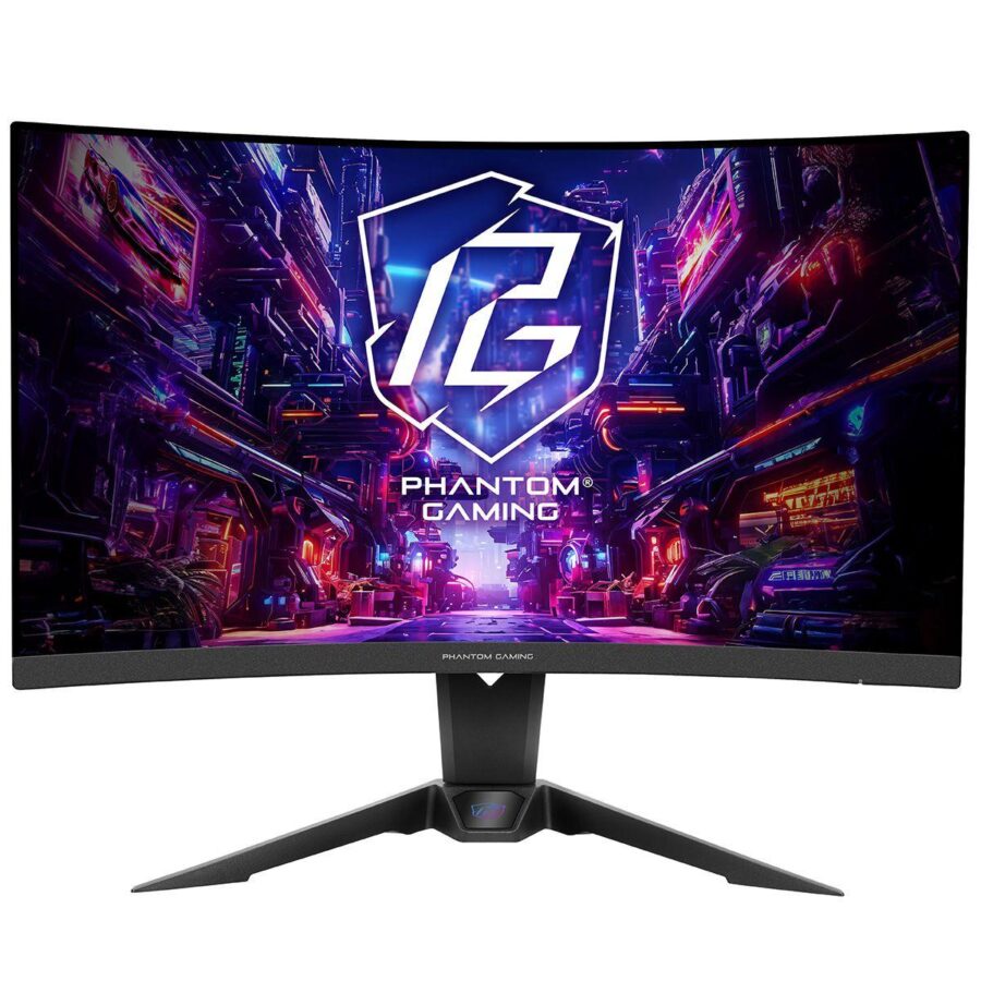Монитор 27" ASRock Phantom Gaming PG27QRT2A Black (VA, 2560x1440, 2xHDMI+DP, 1 ms, 178°/178°, 400 cd/m, 180Hz, HDR400) — изображение 2